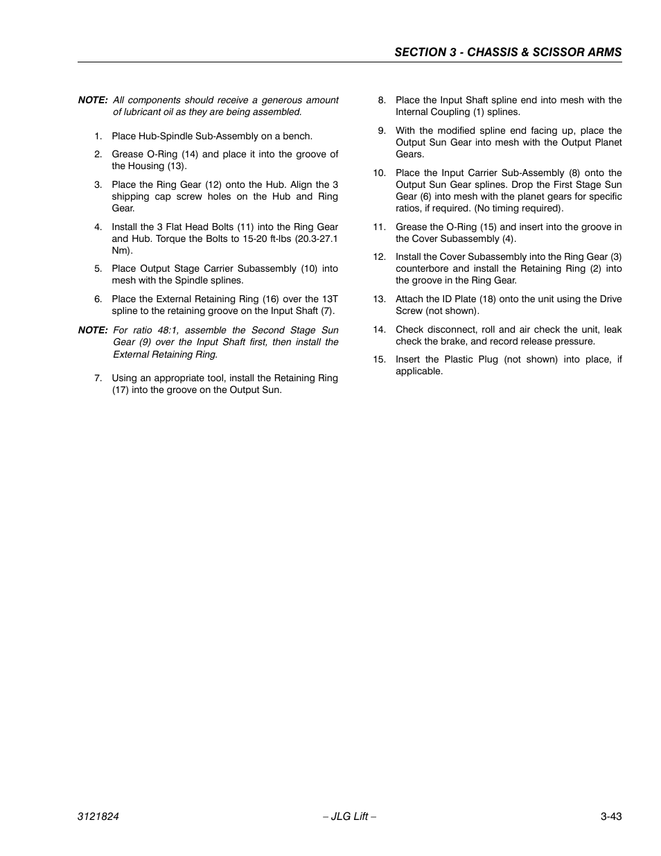 JLG M4069 Service Manual User Manual | Page 71 / 152