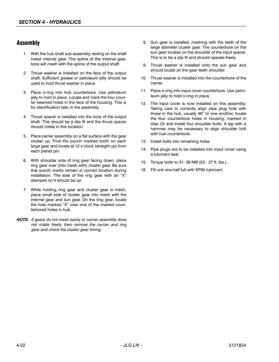 Assembly | JLG M4069 Service Manual User Manual | Page 94 / 152