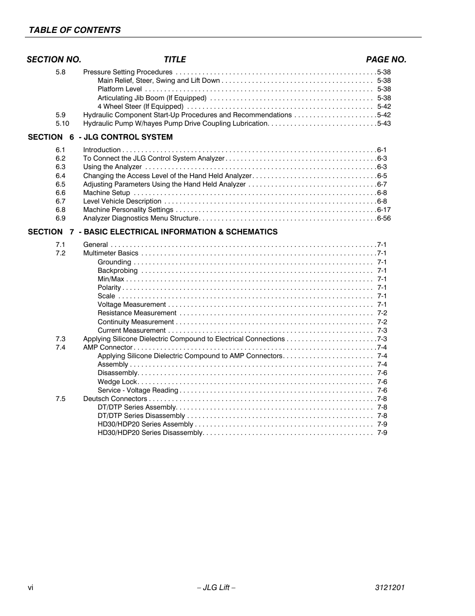 JLG 600A_AJ Service Manual User Manual | Page 10 / 342