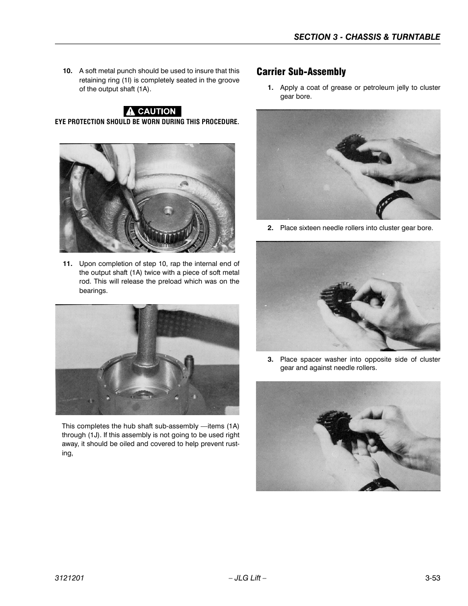 Carrier sub-assembly, Carrier sub-assembly -53 | JLG 600A_AJ Service Manual User Manual | Page 103 / 342