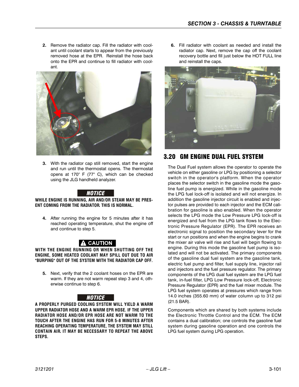 20 gm engine dual fuel system | JLG 600A_AJ Service Manual User Manual | Page 151 / 342