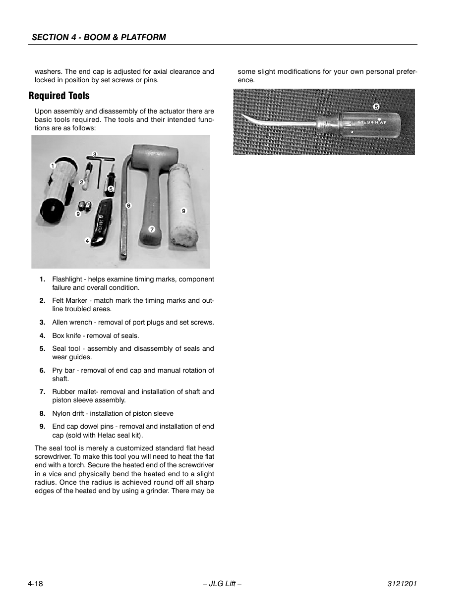 Required tools, Required tools -18 | JLG 600A_AJ Service Manual User Manual | Page 194 / 342