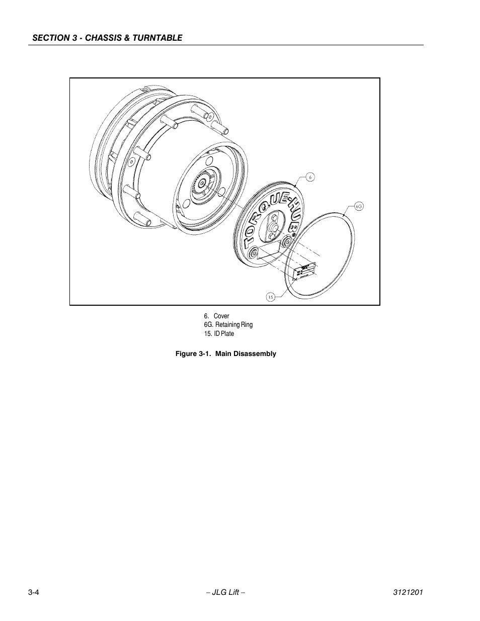Main disassembly -4 | JLG 600A_AJ Service Manual User Manual | Page 54 / 342