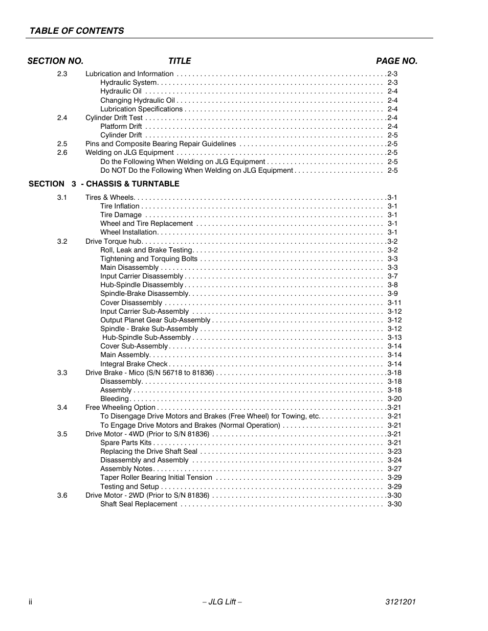 JLG 600A_AJ Service Manual User Manual | Page 6 / 342