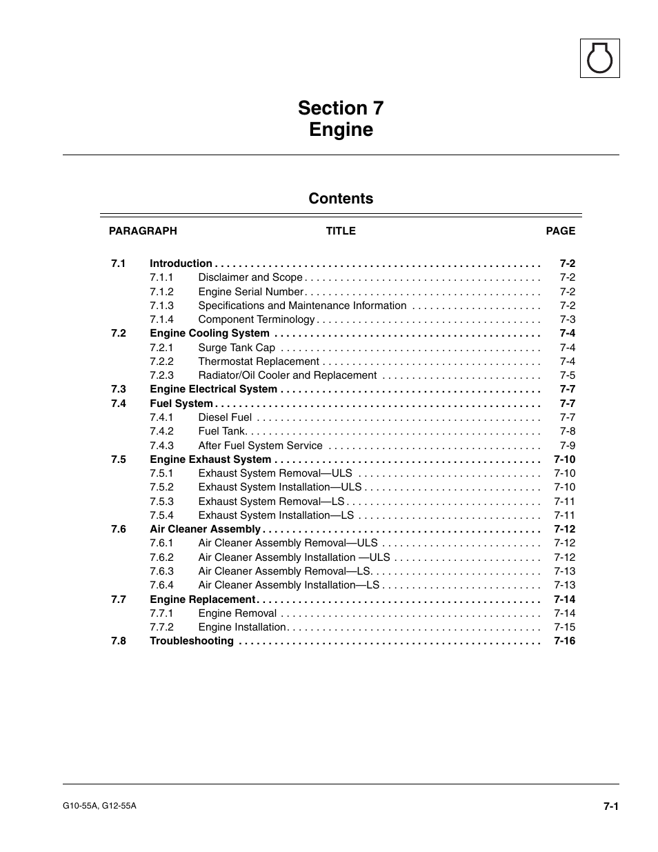 JLG G12-55A Service Manual User Manual | Page 105 / 176