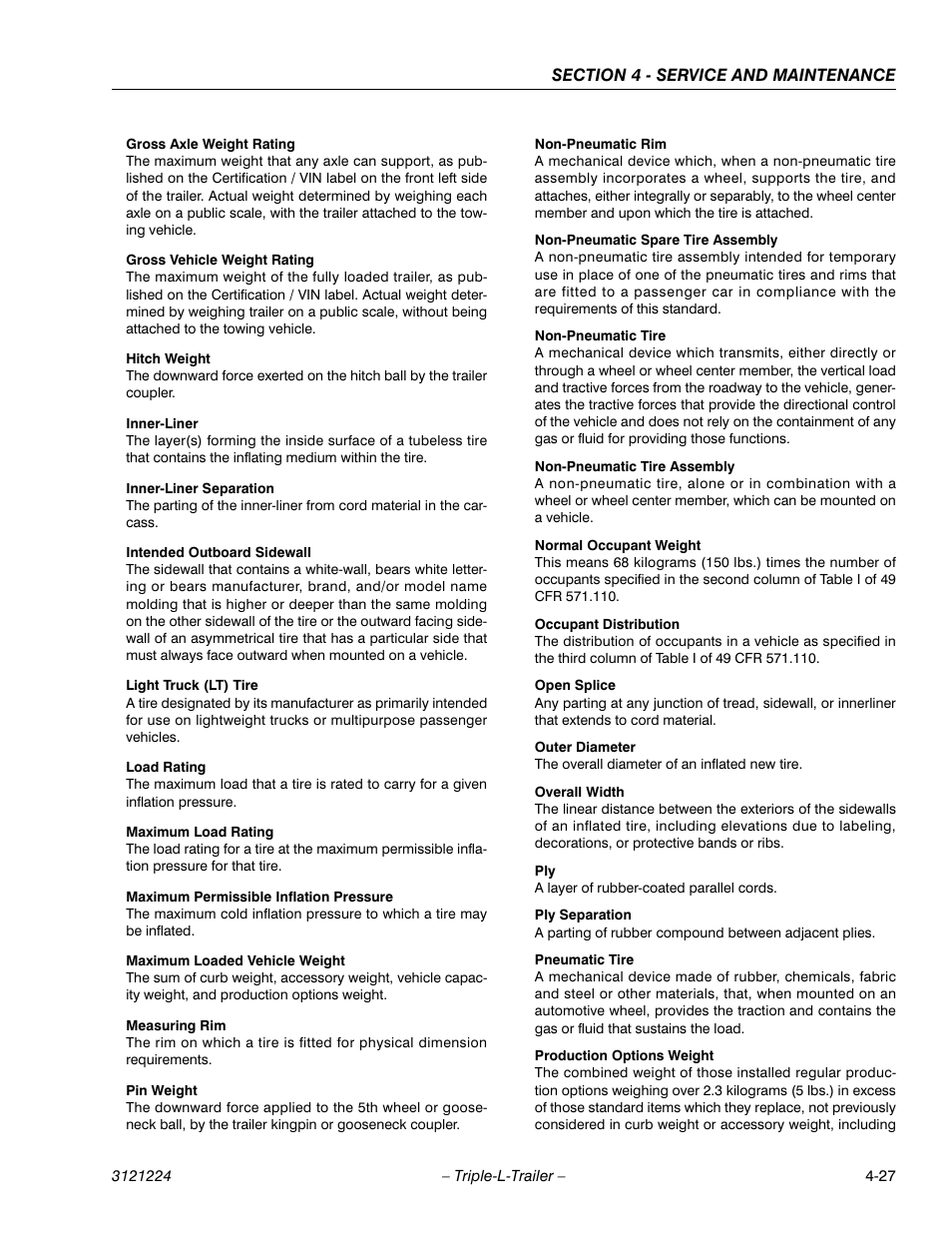 JLG Triple-L Operator Manual User Manual | Page 67 / 70