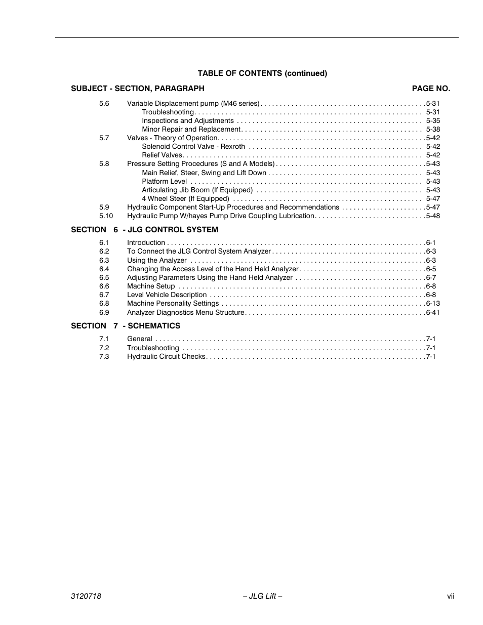 JLG 660SJ ANSI Service Manual User Manual | Page 13 / 322