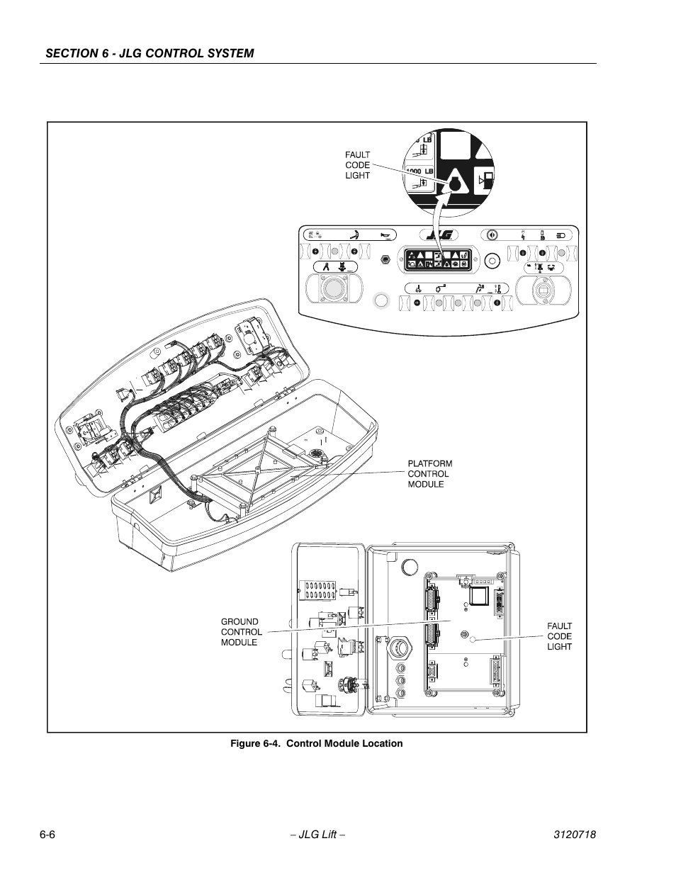 Control module location -6 | JLG 660SJ ANSI Service Manual User Manual | Page 220 / 322