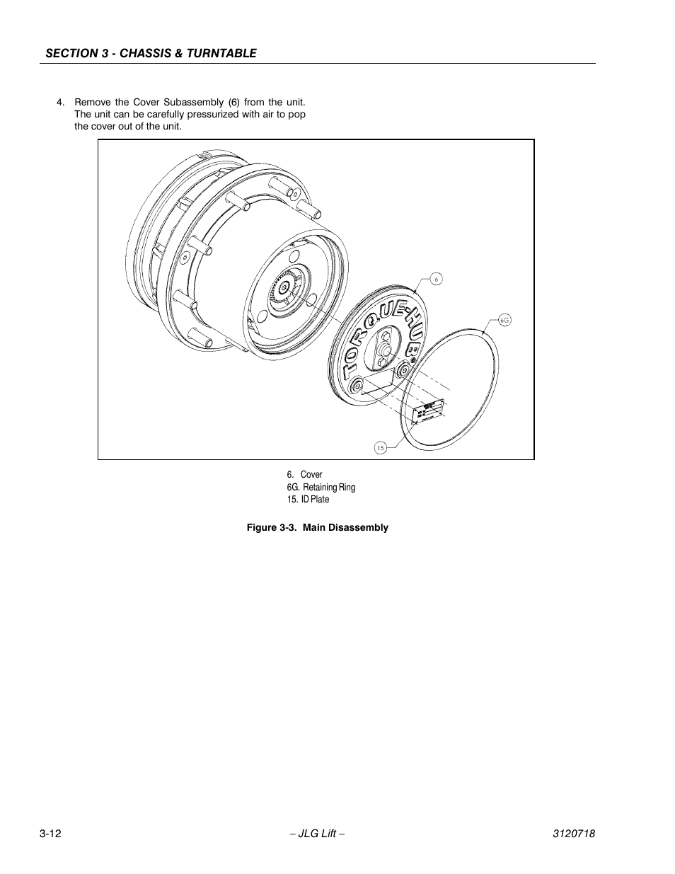 Main disassembly -12 | JLG 660SJ ANSI Service Manual User Manual | Page 66 / 322
