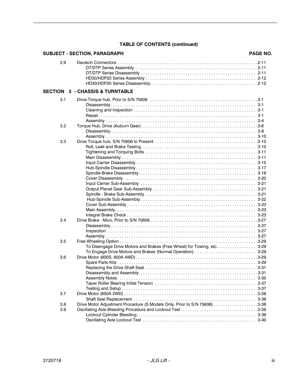 JLG 660SJ ANSI Service Manual User Manual | Page 9 / 322
