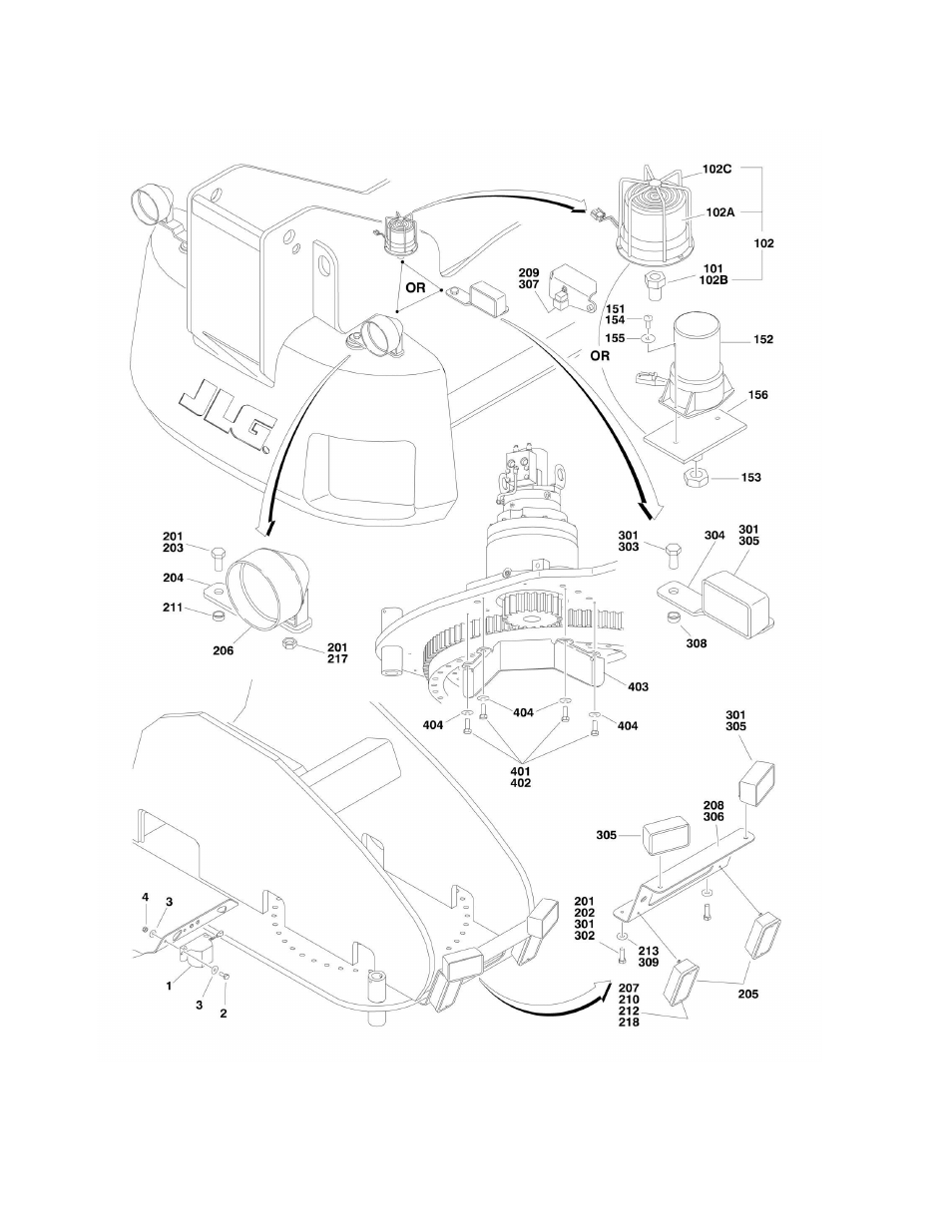 Figure 2-18. accessories installation | JLG 1500SJ Parts Manual User Manual | Page 114 / 344