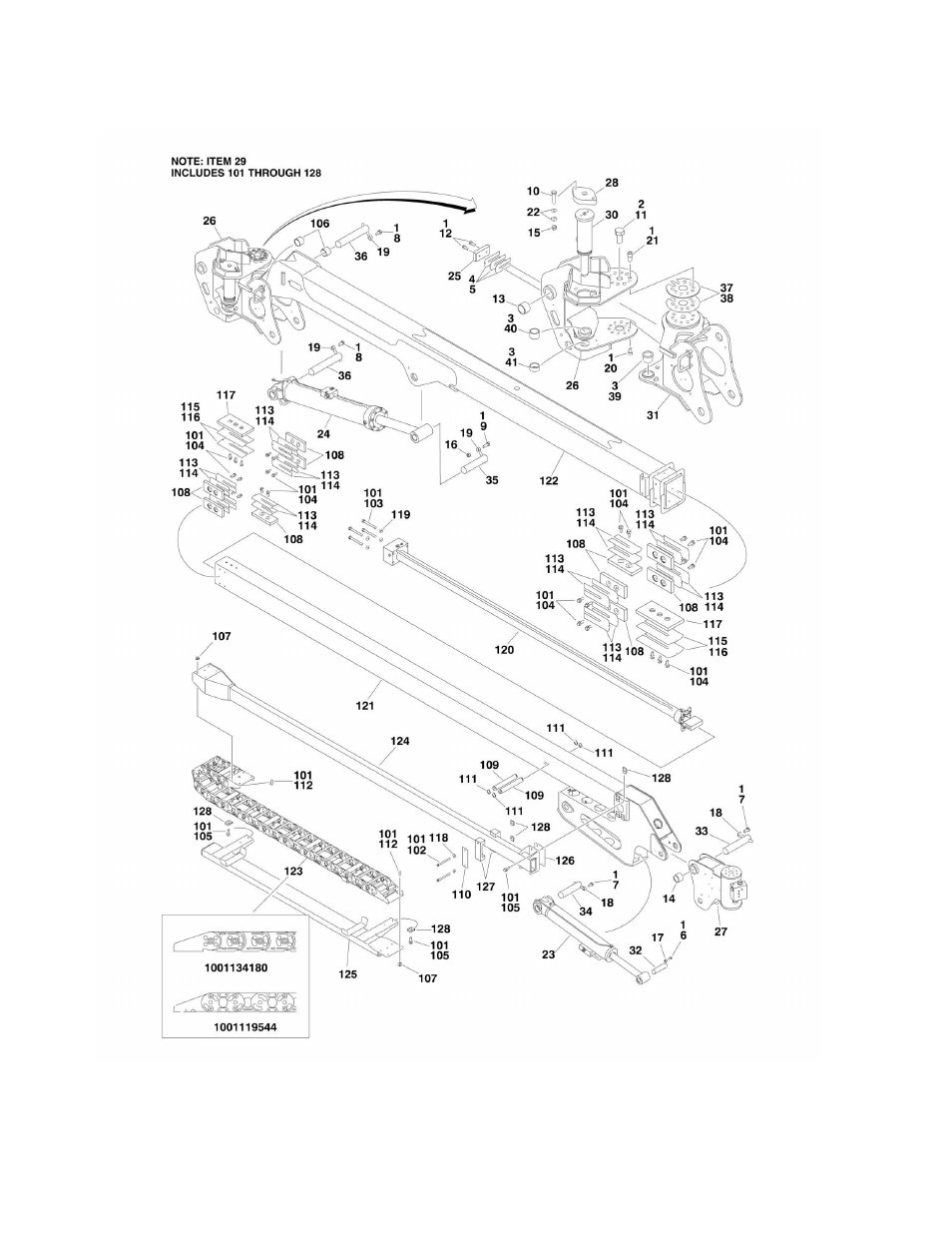 Figure 3-3. jib installation | JLG 1500SJ Parts Manual User Manual | Page 166 / 344