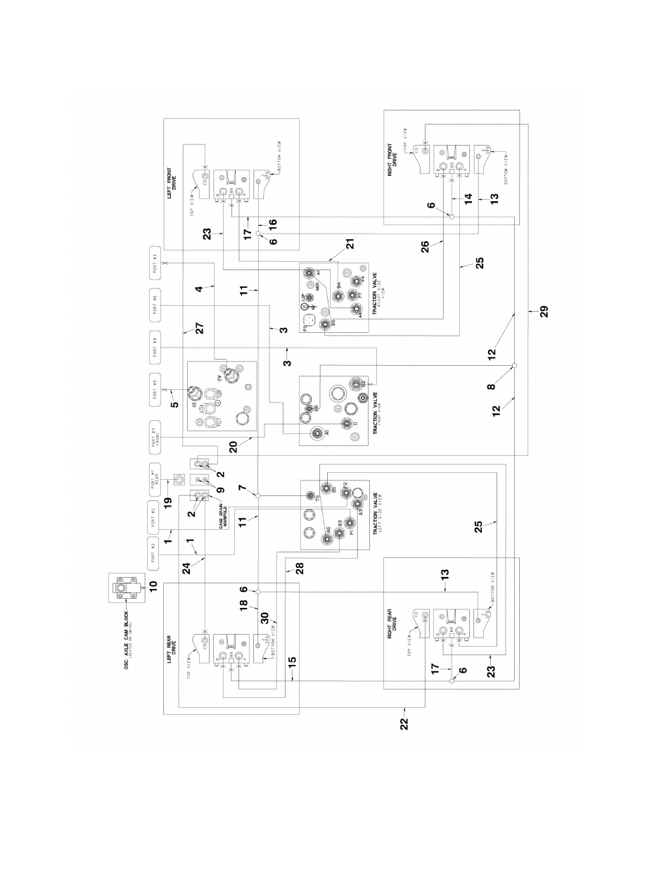 Figure 6-2. hydraulic diagram - drive | JLG 1500SJ Parts Manual User Manual | Page 246 / 344