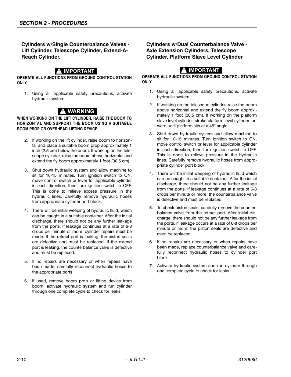 JLG 120HX ANSI Service Manual User Manual | Page 30 / 114