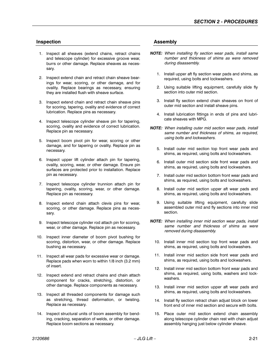 JLG 120HX ANSI Service Manual User Manual | Page 41 / 114