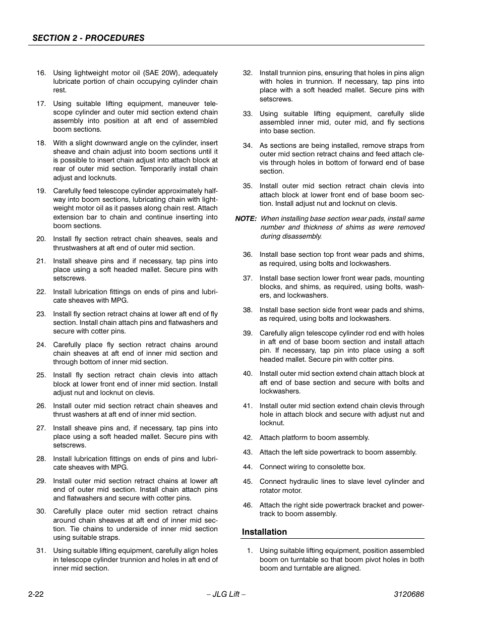 JLG 120HX ANSI Service Manual User Manual | Page 42 / 114