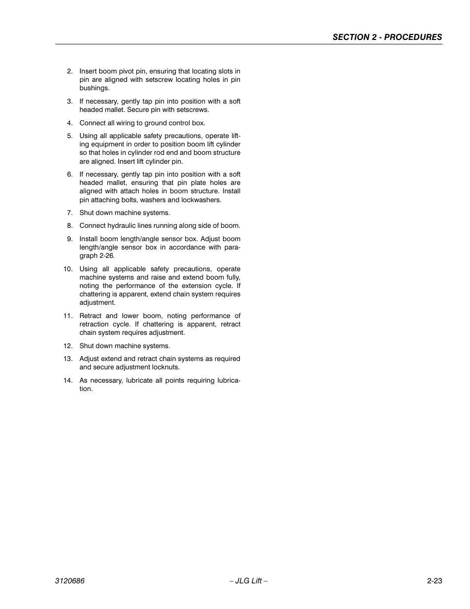 JLG 120HX ANSI Service Manual User Manual | Page 43 / 114