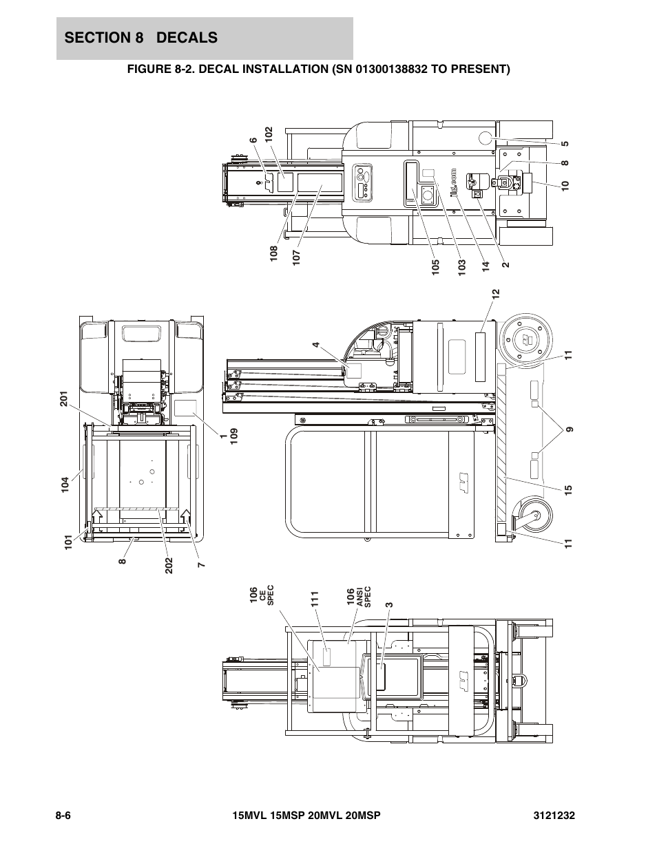 JLG 15/20MSP Parts Manual User Manual | Page 124 / 140