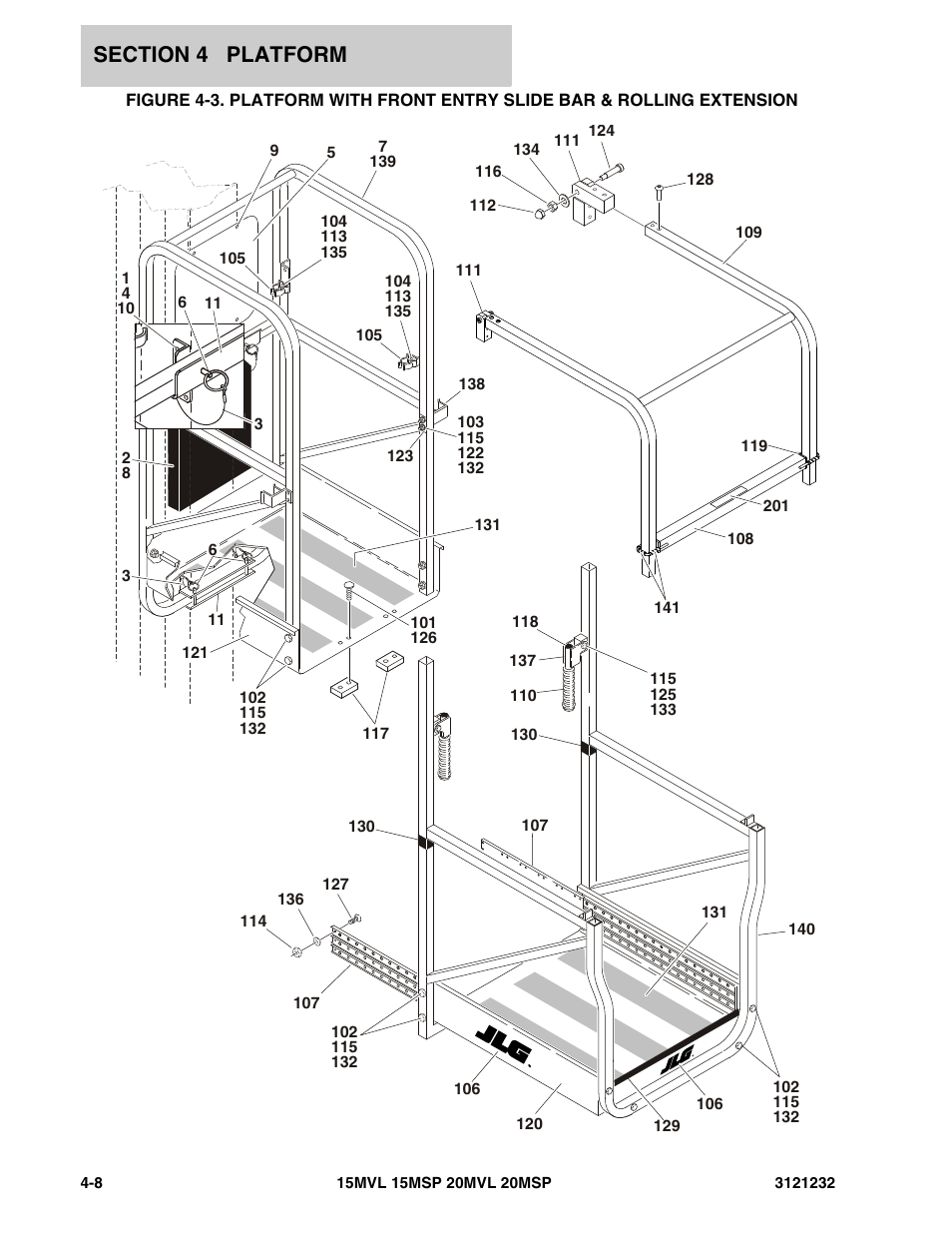 JLG 15/20MSP Parts Manual User Manual | Page 66 / 140