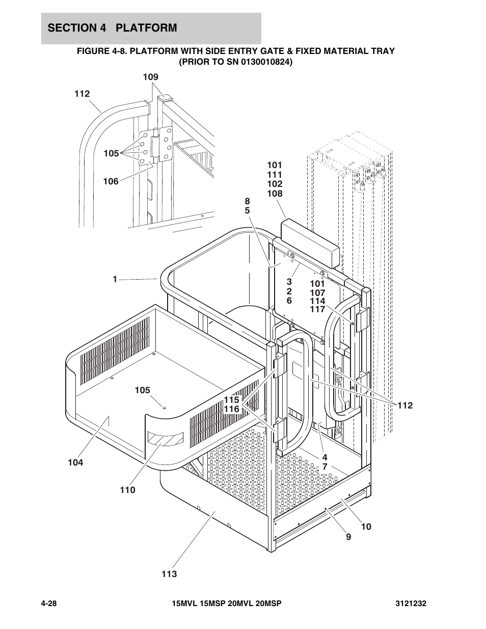 JLG 15/20MSP Parts Manual User Manual | Page 86 / 140