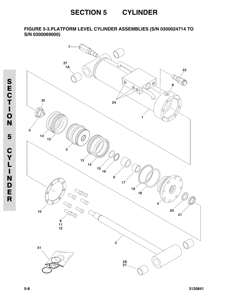 S/n 0300069000) -8 | JLG 600A_AJ Parts Manual User Manual | Page 196 / 312