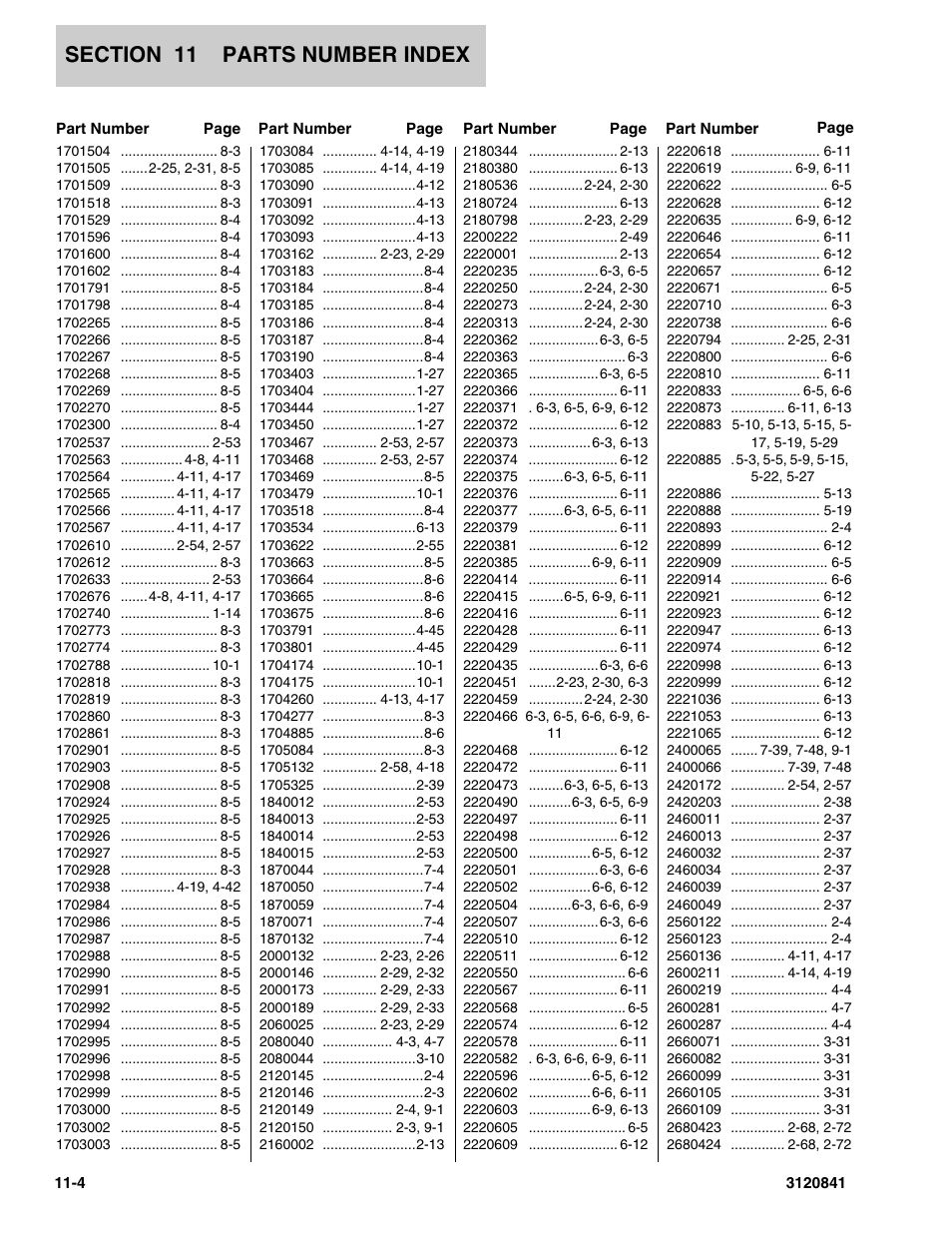 JLG 600A_AJ Parts Manual User Manual | Page 302 / 312