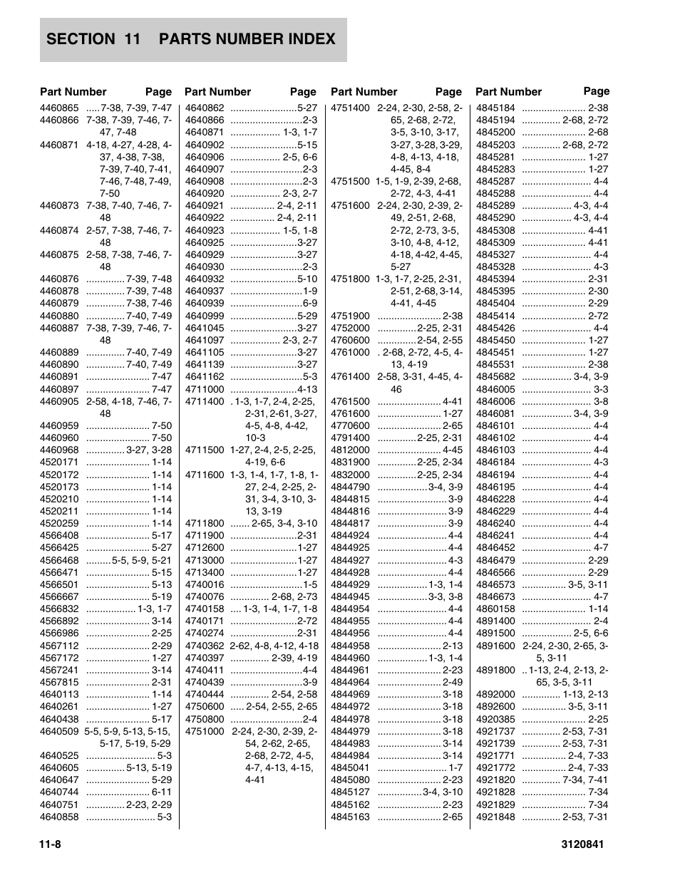 JLG 600A_AJ Parts Manual User Manual | Page 306 / 312