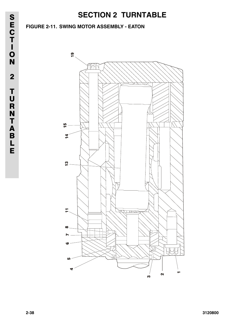 Figure 2-11. swing motor assembly - eaton | JLG 80HX_HX+6 Parts Manual User Manual | Page 106 / 380