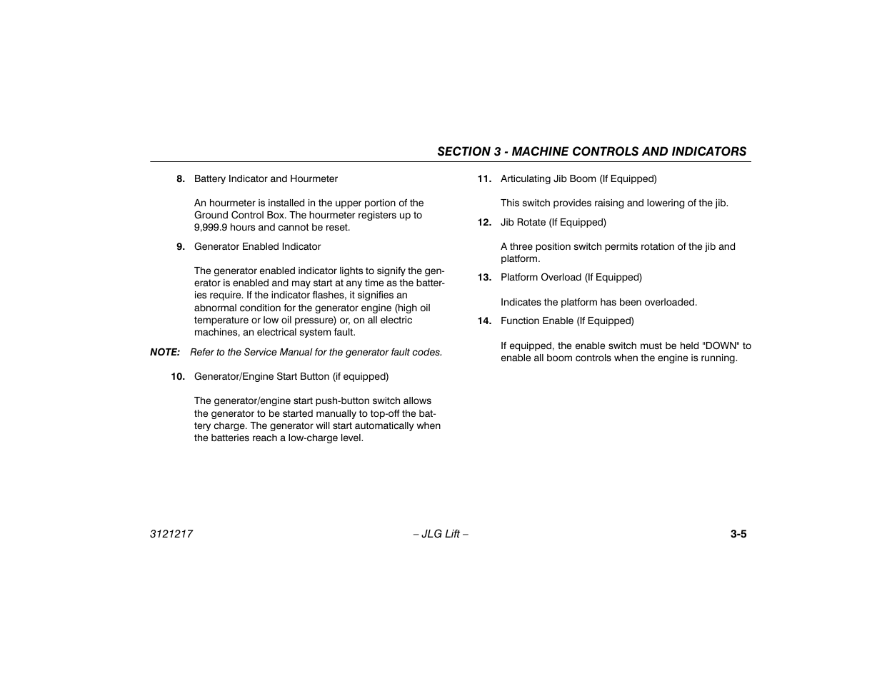 JLG M600 Operator Manual User Manual | Page 37 / 102