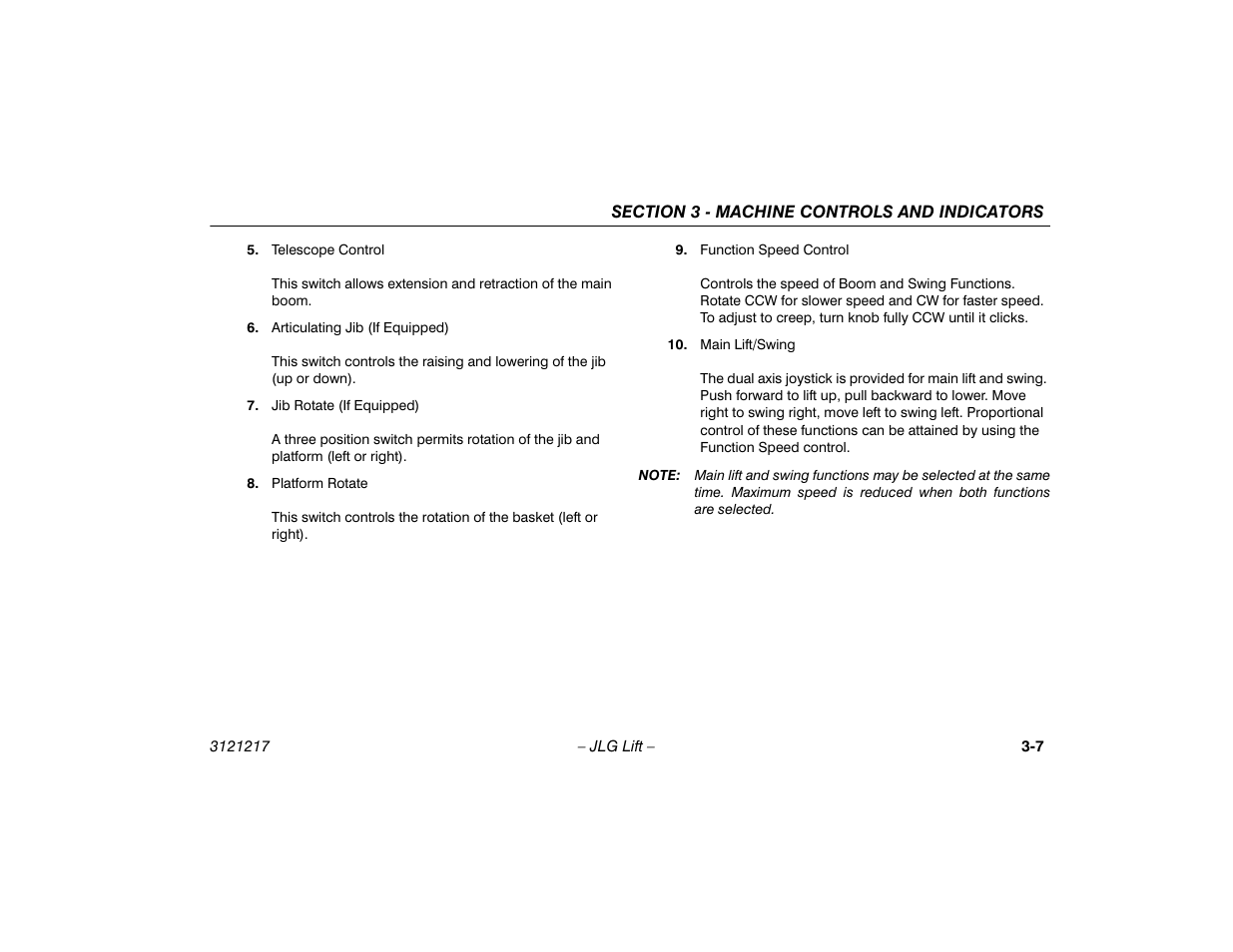 JLG M600 Operator Manual User Manual | Page 39 / 102