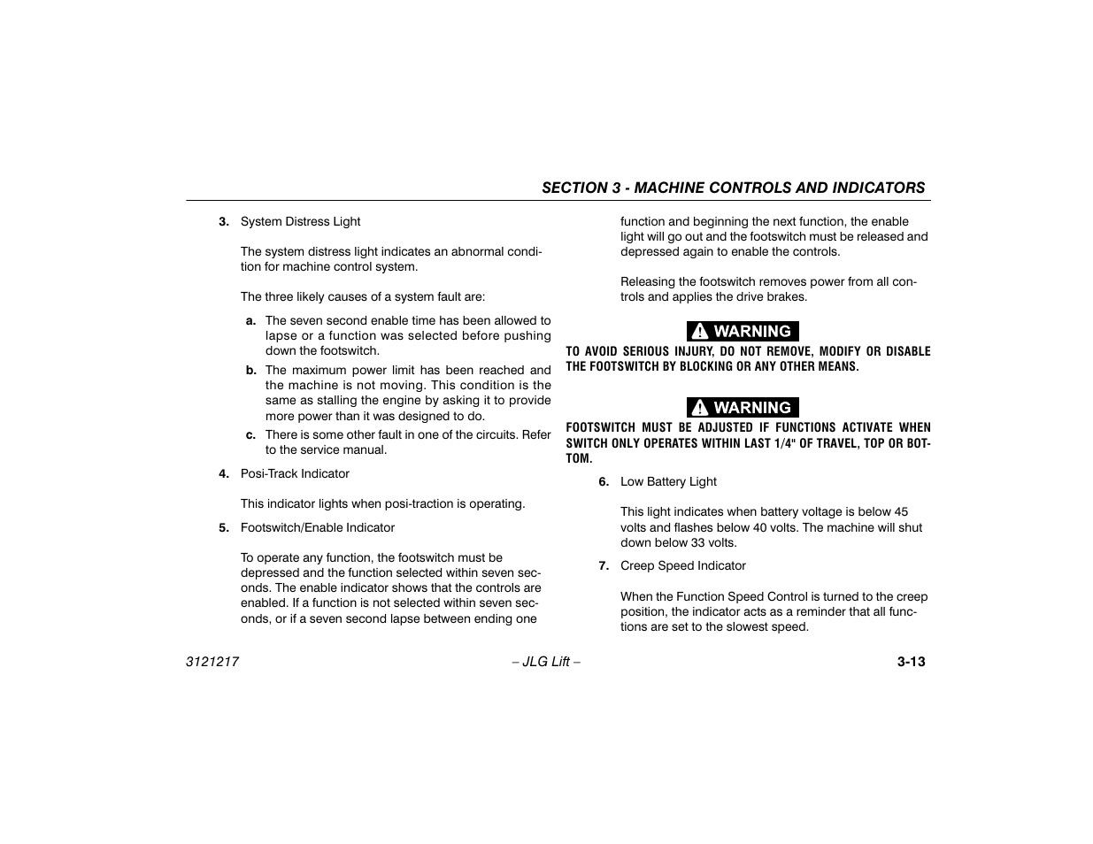 JLG M600 Operator Manual User Manual | Page 45 / 102