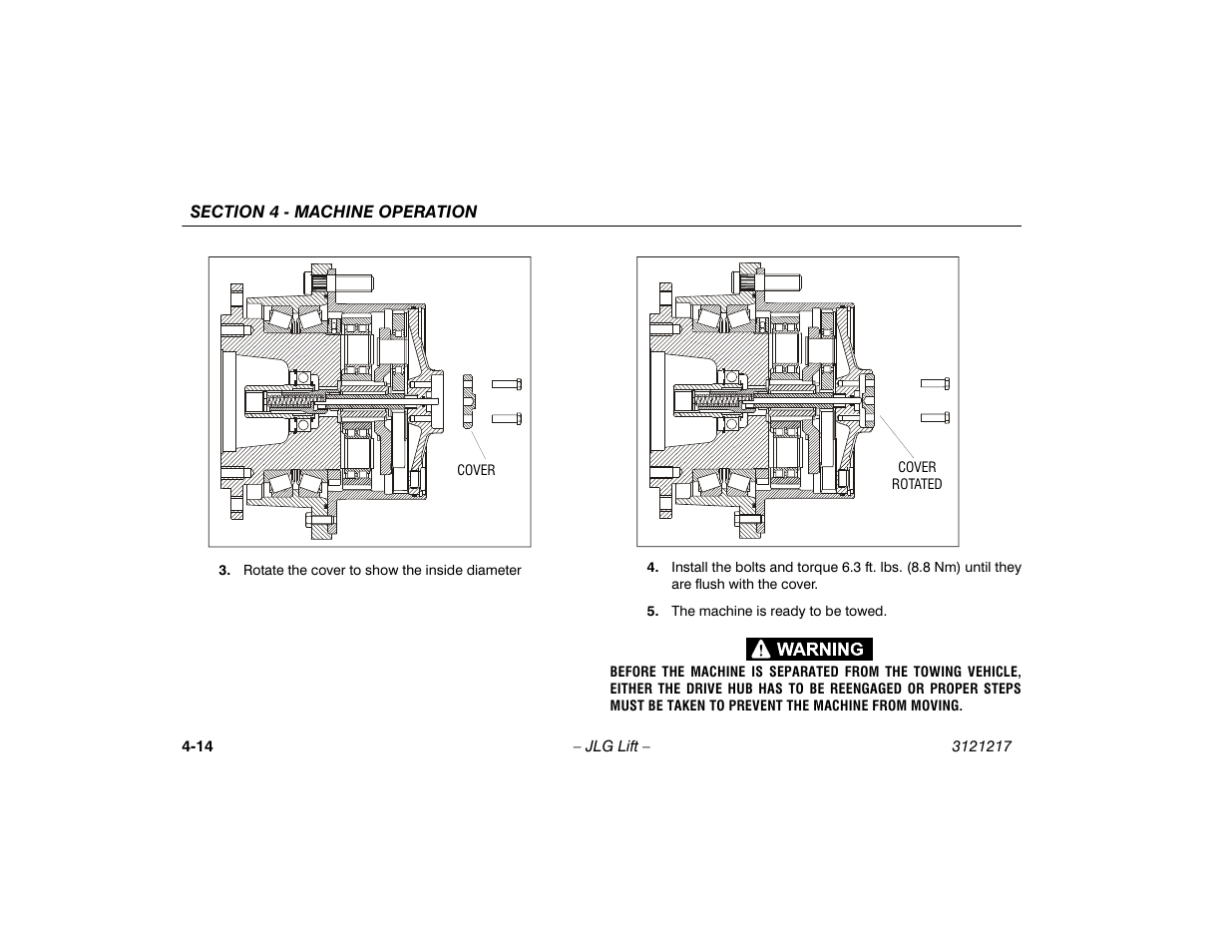 JLG M600 Operator Manual User Manual | Page 60 / 102