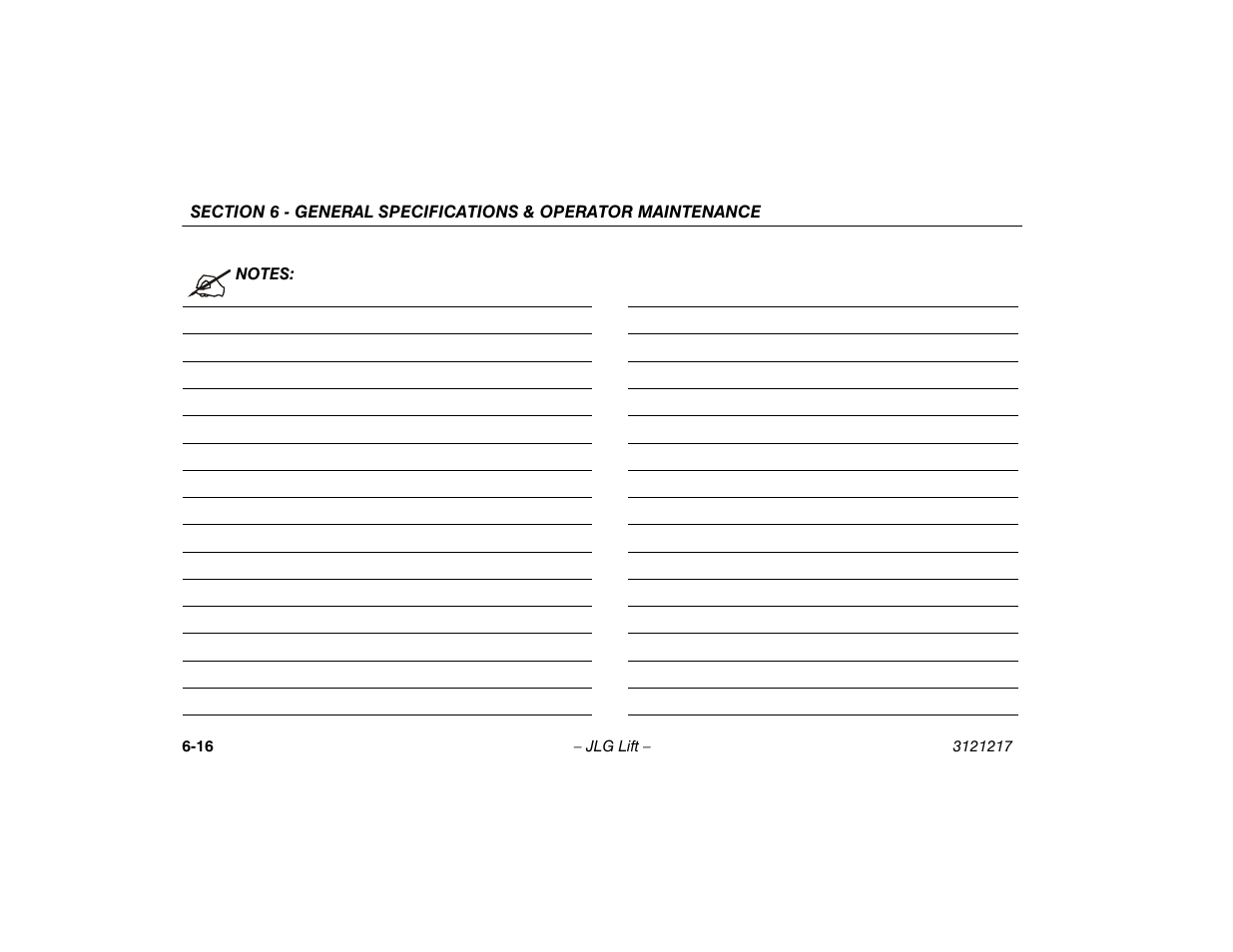 JLG M600 Operator Manual User Manual | Page 96 / 102