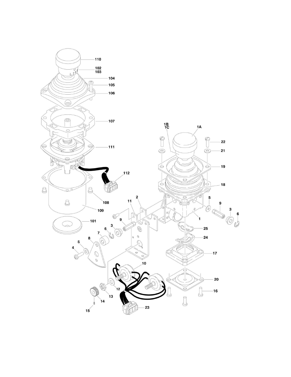 Figure 4-3. controller assembly (lift and swing) | JLG 510AJ Parts Manual User Manual | Page 178 / 294