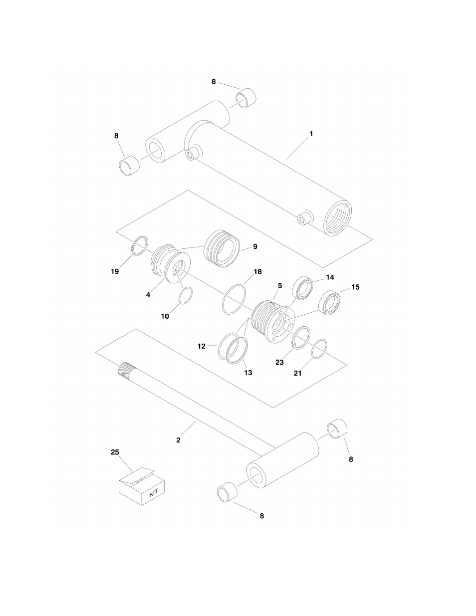 Figure 5-7. master cylinder assembly | JLG 510AJ Parts Manual User Manual | Page 202 / 294