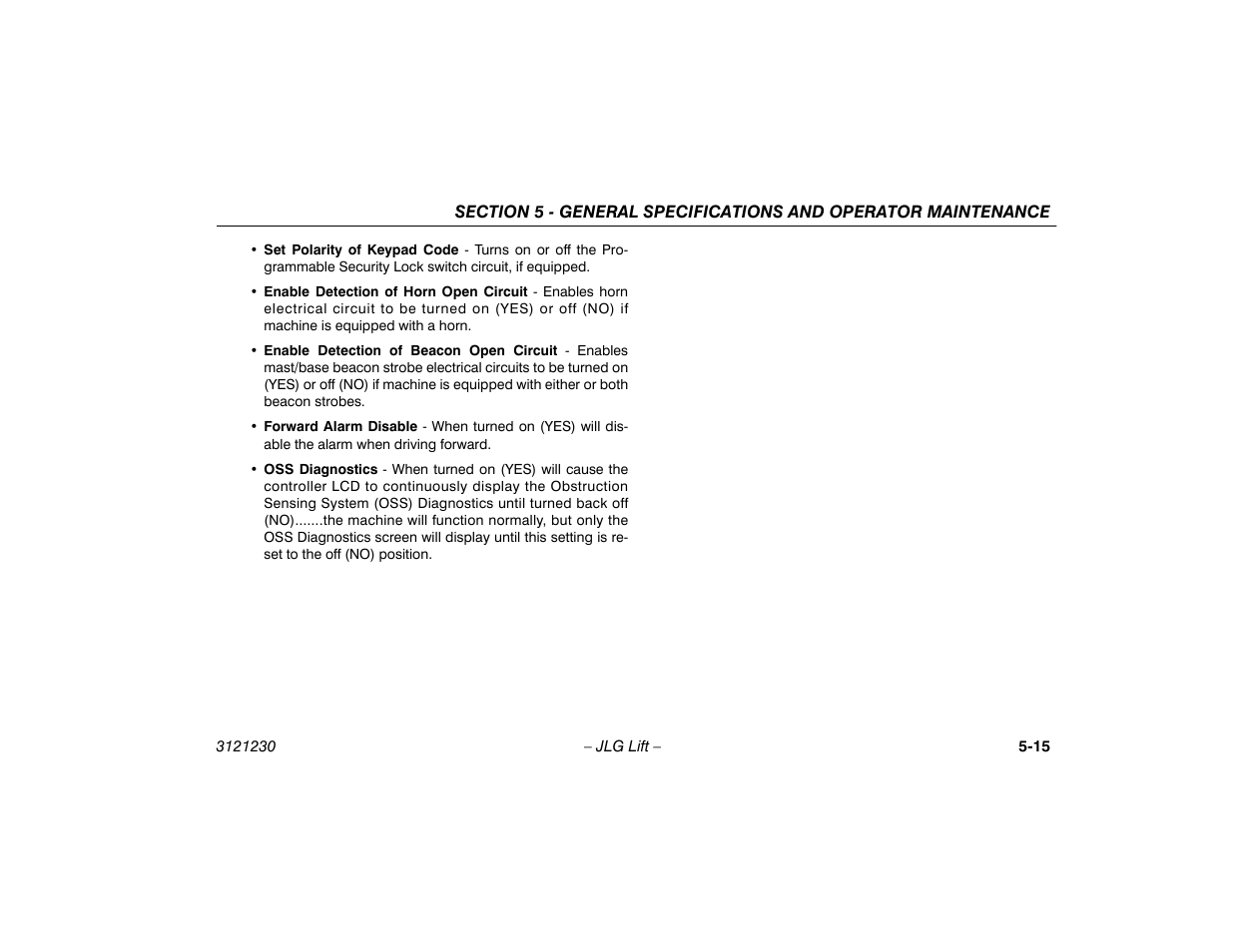 JLG 15/20MSP Operator Manual User Manual | Page 95 / 108