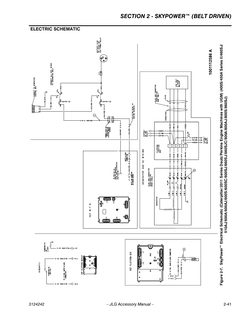 Electric schematic | JLG Workstation in the Sky-Boom Lifts User Manual | Page 69 / 132