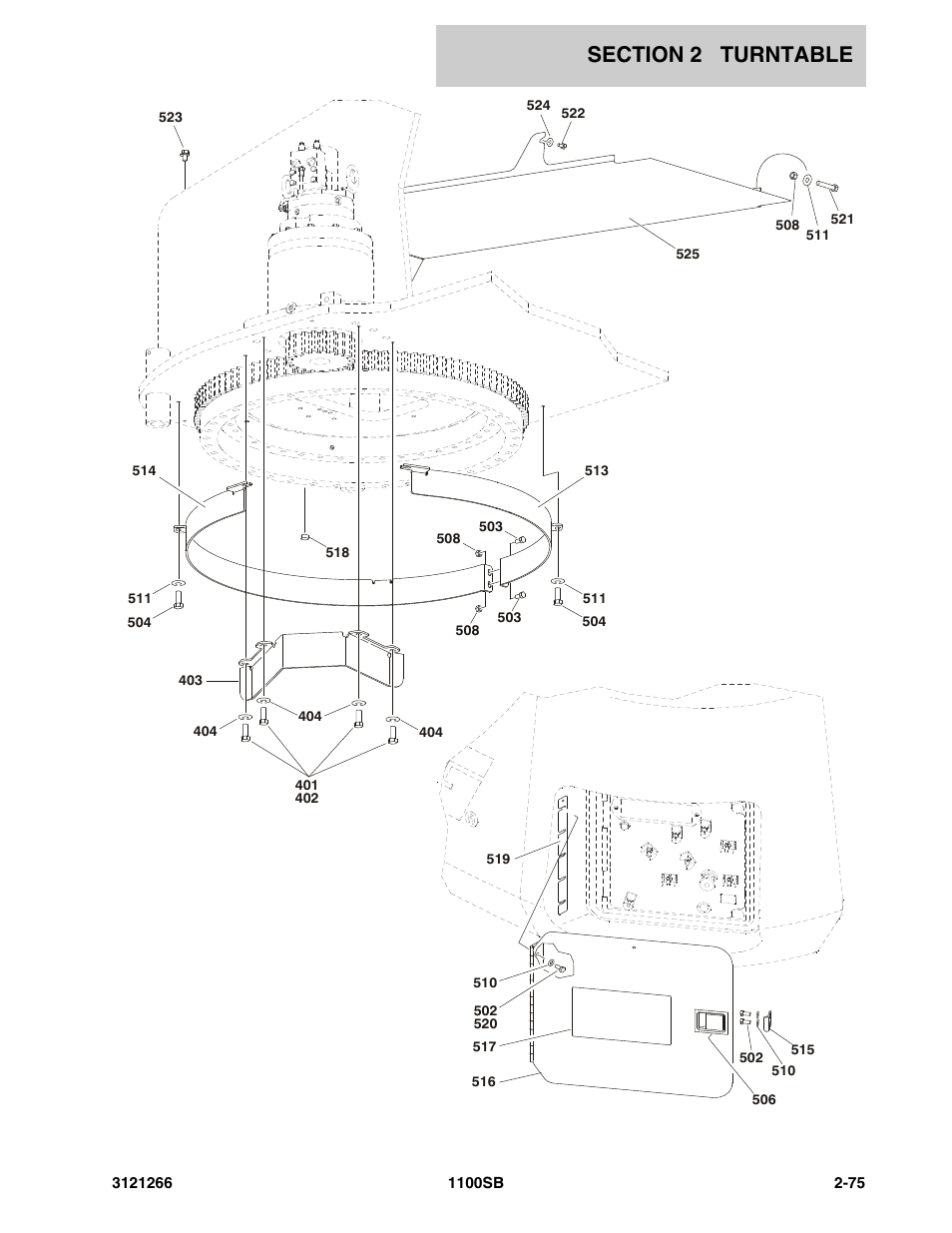 JLG 1100SB Parts Manual User Manual | Page 107 / 276