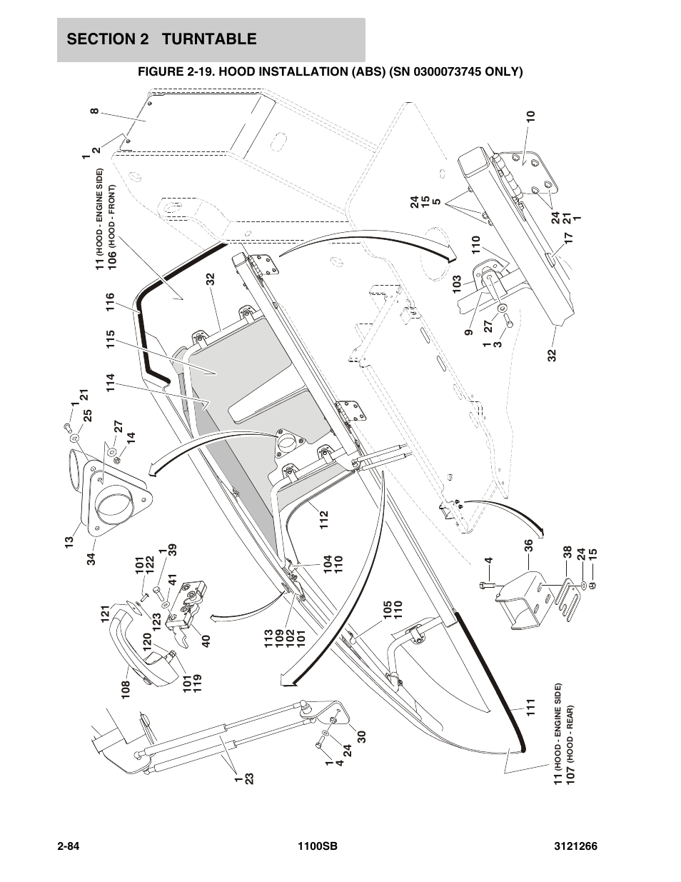 JLG 1100SB Parts Manual User Manual | Page 116 / 276