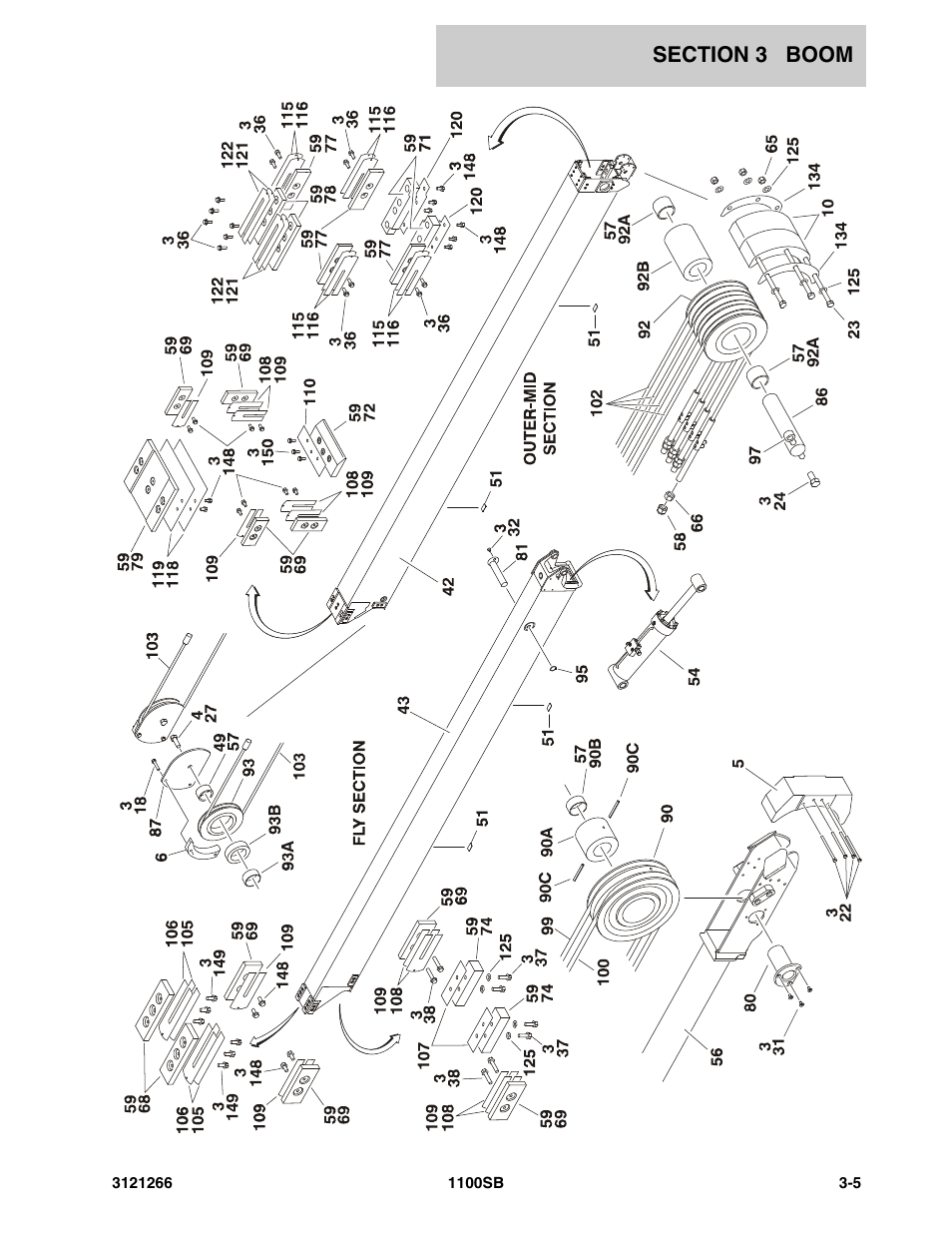 JLG 1100SB Parts Manual User Manual | Page 141 / 276