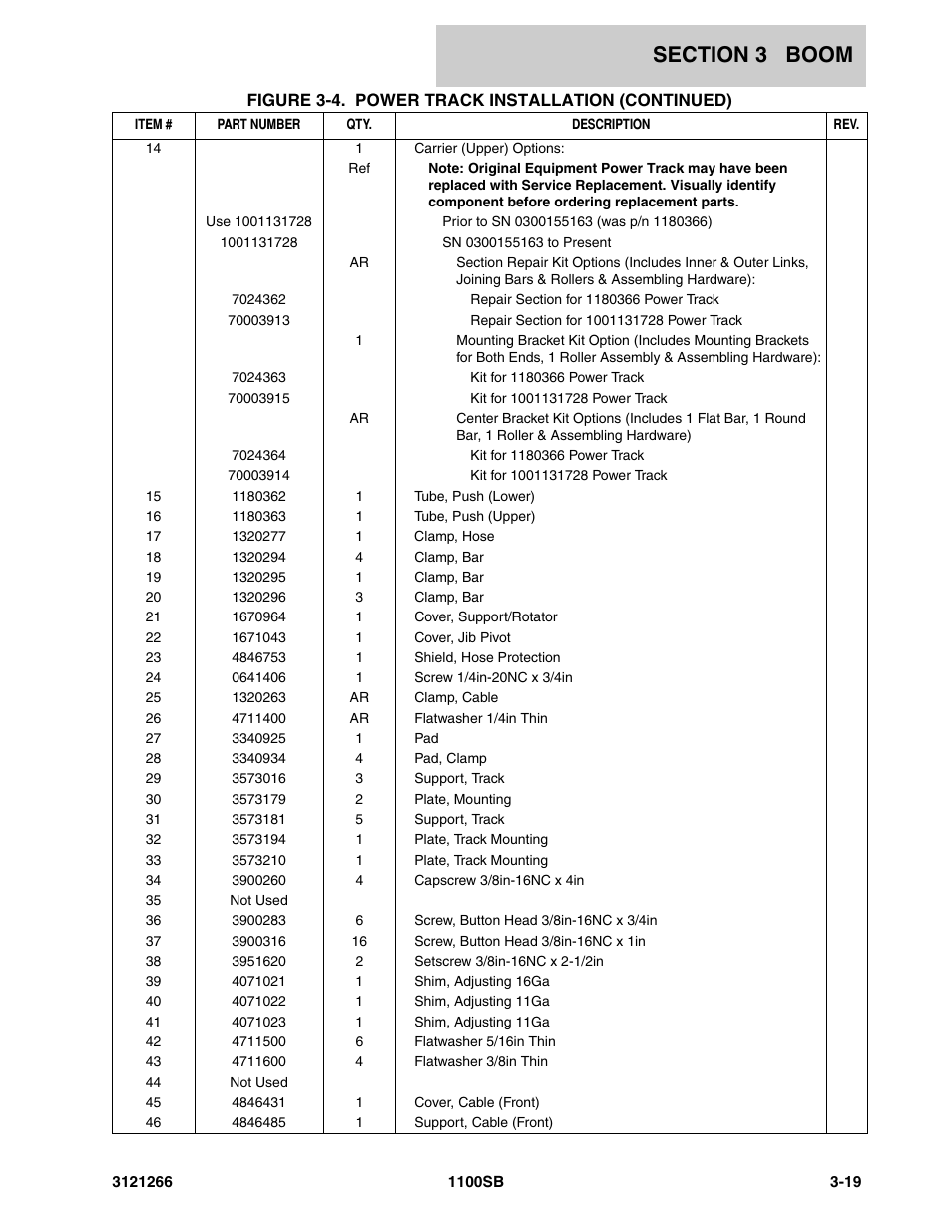 JLG 1100SB Parts Manual User Manual | Page 155 / 276