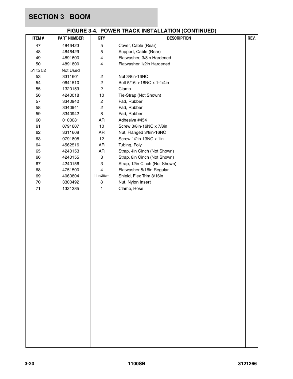 JLG 1100SB Parts Manual User Manual | Page 156 / 276