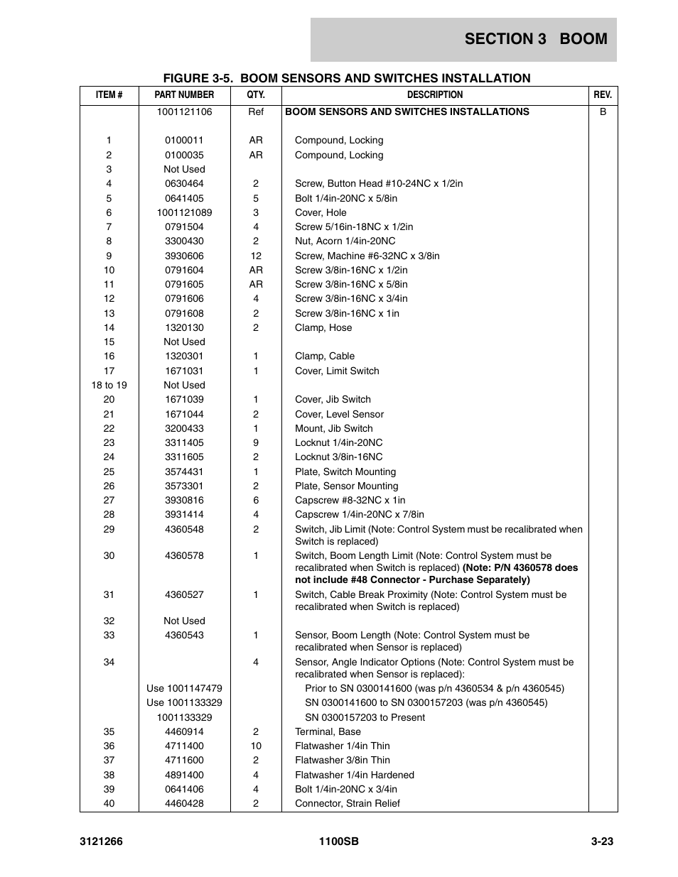 JLG 1100SB Parts Manual User Manual | Page 159 / 276