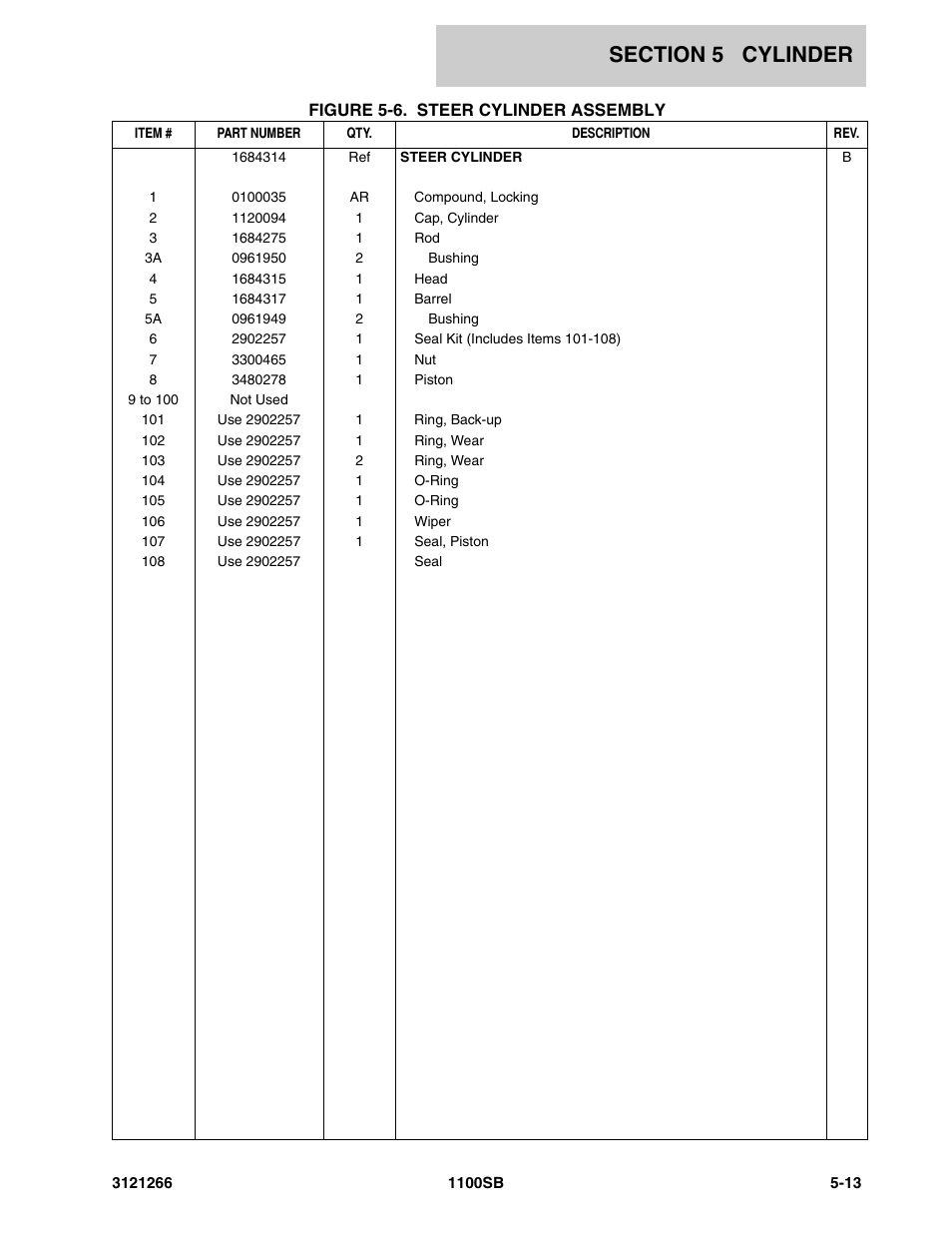 JLG 1100SB Parts Manual User Manual | Page 199 / 276