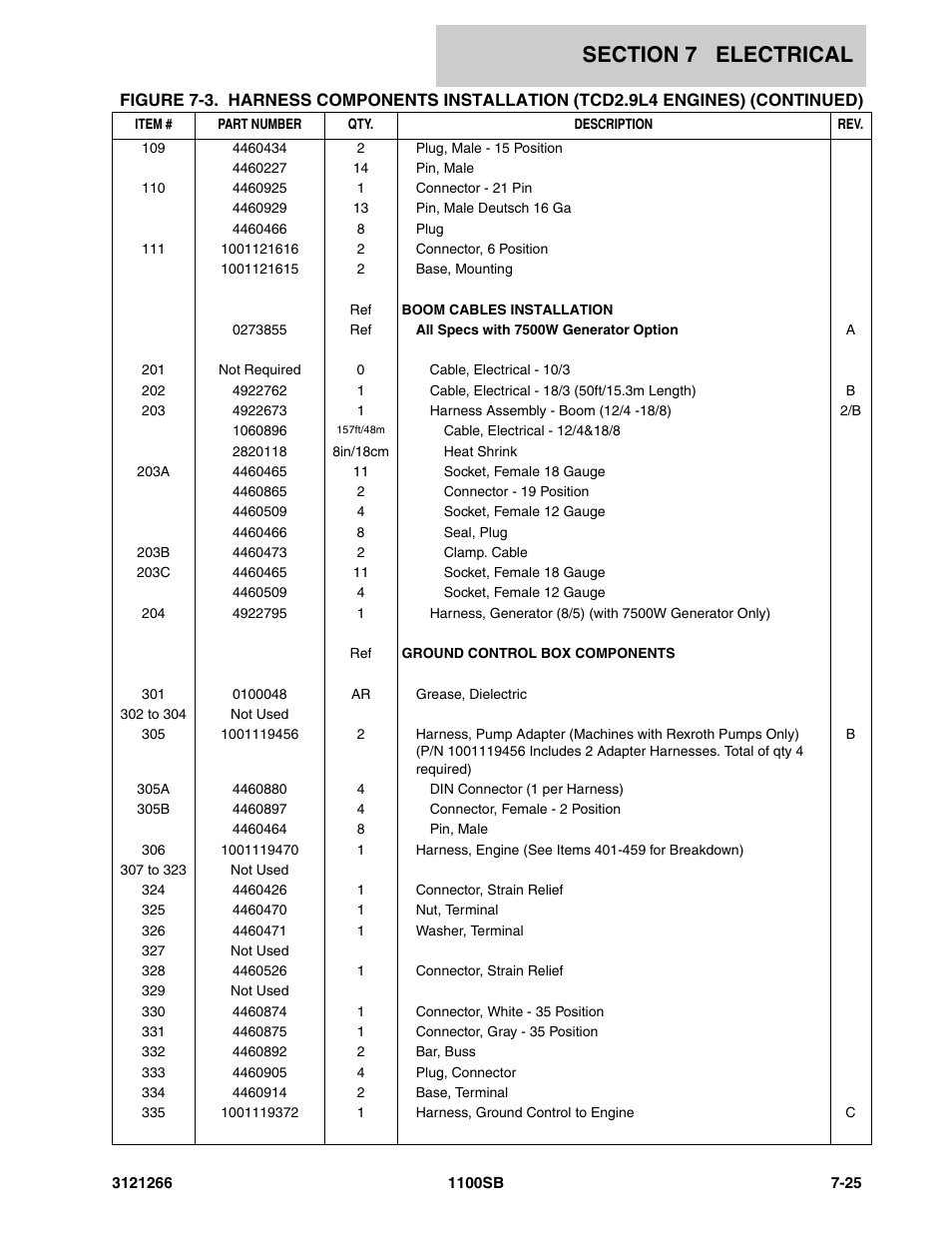 JLG 1100SB Parts Manual User Manual | Page 243 / 276