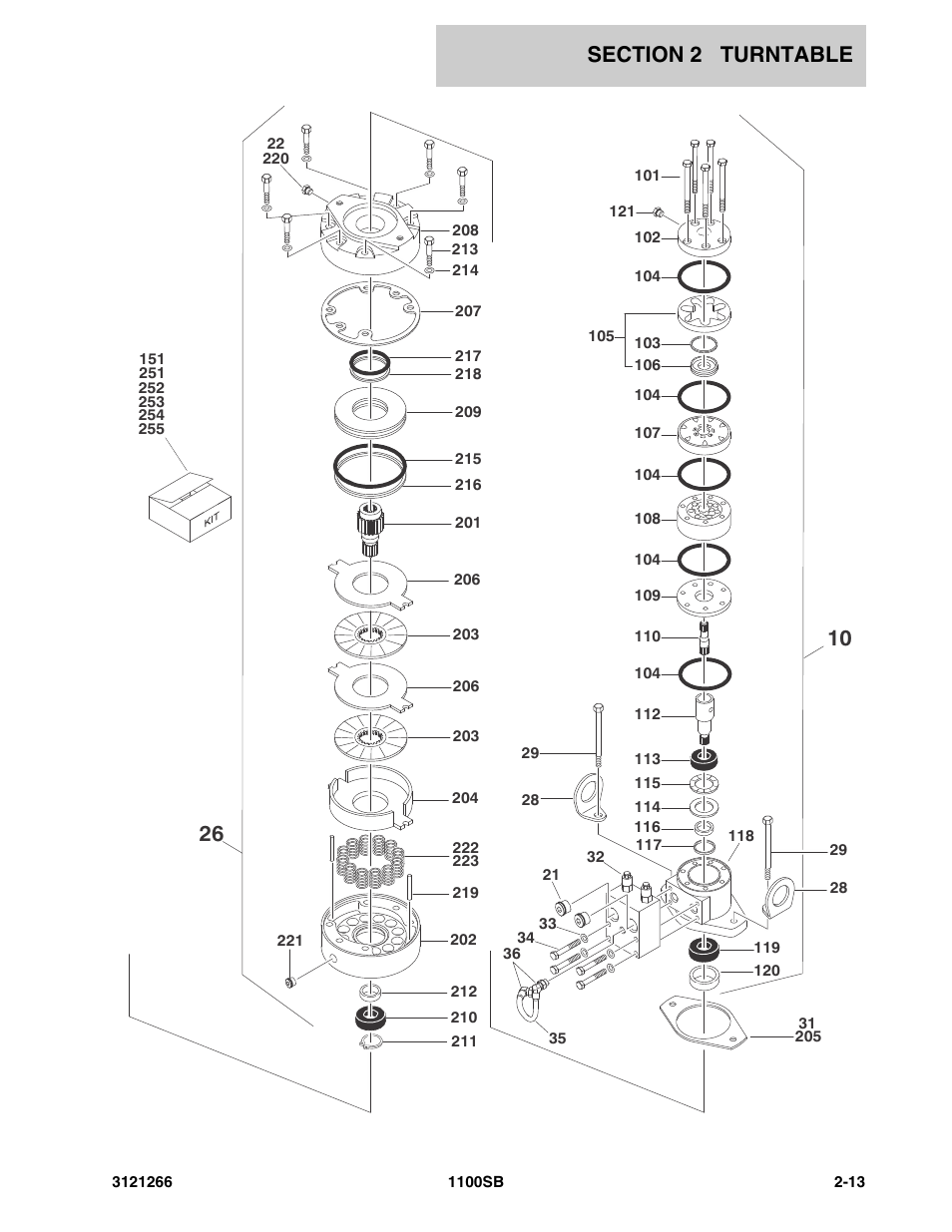 JLG 1100SB Parts Manual User Manual | Page 45 / 276