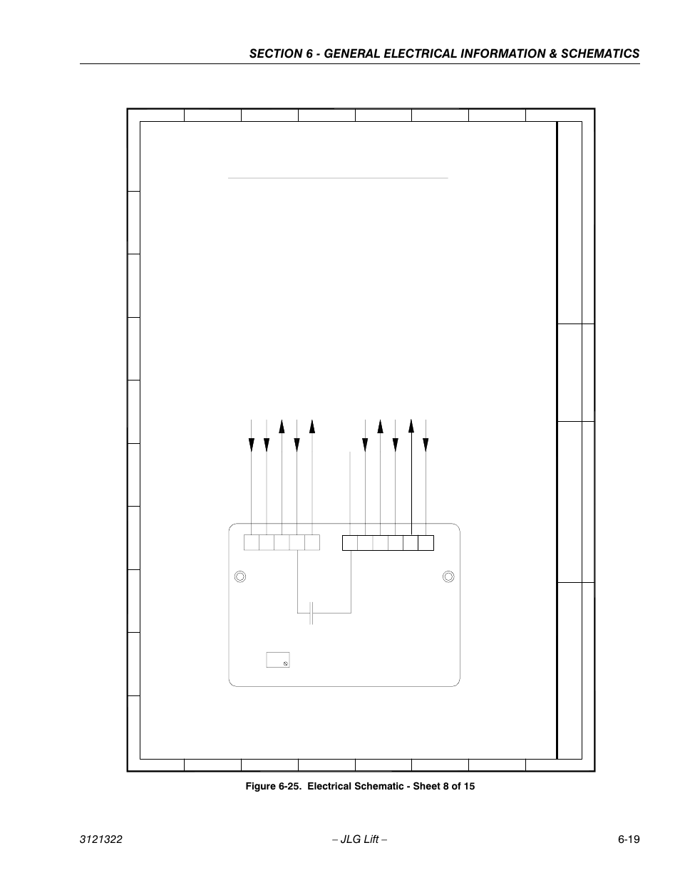 Electrical schematic - sheet 8 of 15 -19, Liftlux | JLG 67SL Service Manual User Manual | Page 131 / 152