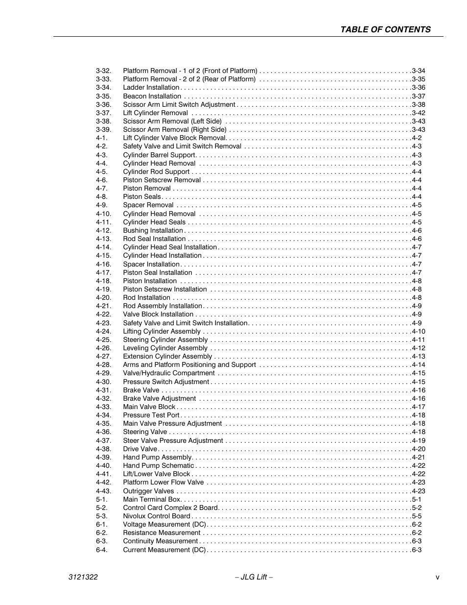 JLG 67SL Service Manual User Manual | Page 9 / 152