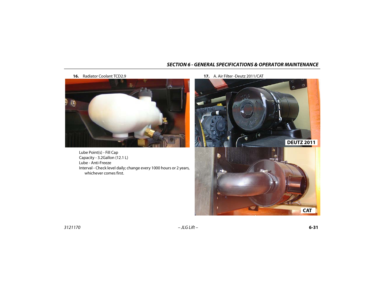 JLG 1250AJP Operator Manual User Manual | Page 121 / 132
