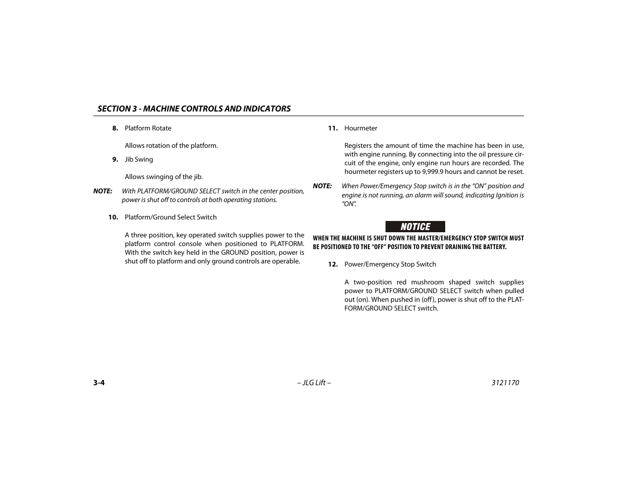 JLG 1250AJP Operator Manual User Manual | Page 42 / 132